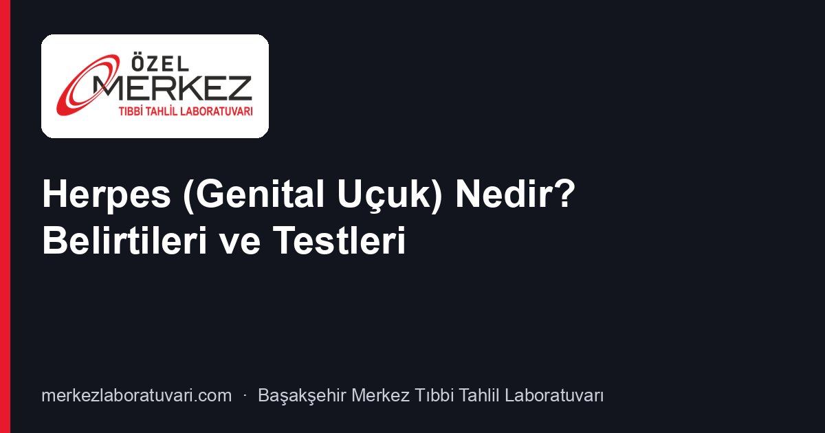 Herpes (Genital Uçuk) Nedir? Belirtileri ve Testleri